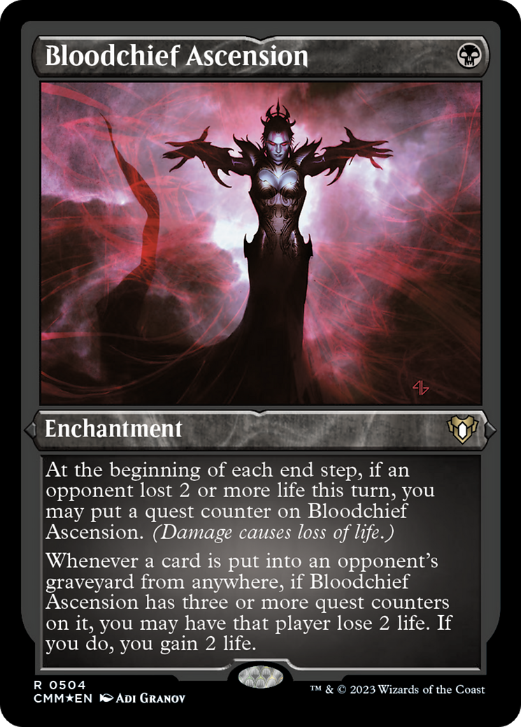 Bloodchief Ascension (CMM-504) (Etched Foil)