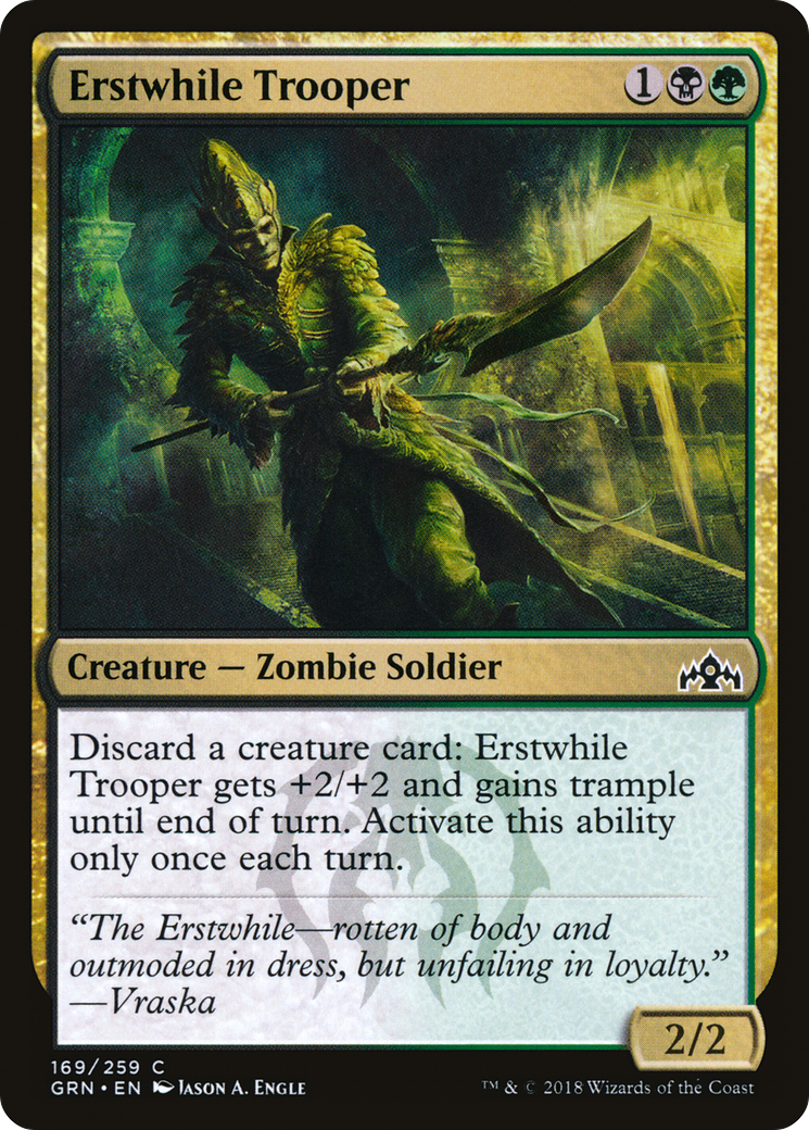 Erstwhile Trooper (GRN-169) (Foil)