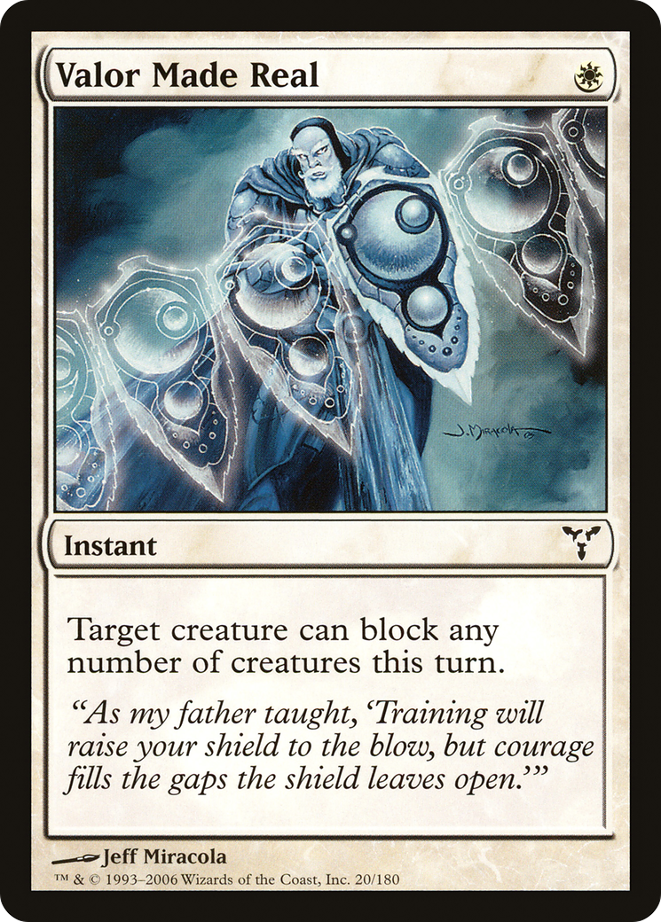 Valor Made Real (DIS-020) (Foil)
