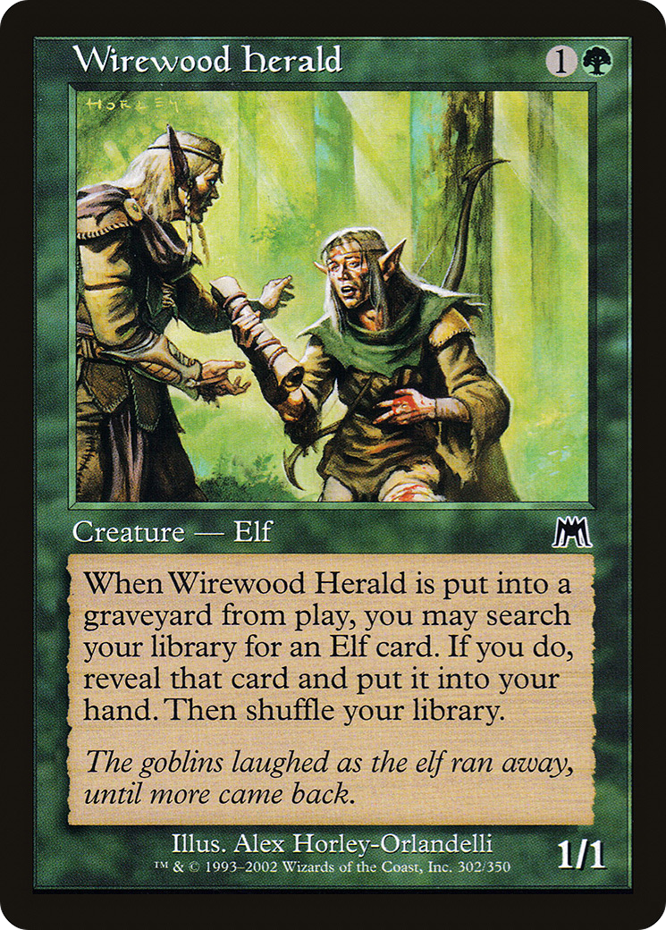 Wirewood Herald (ONS-302) (Foil)