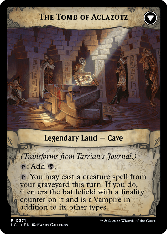 Tarrian's Journal // The Tomb of Aclazotz (LCI-371) (Extended Art)