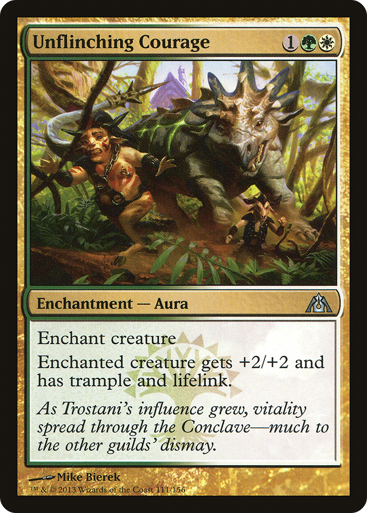 Unflinching Courage (DGM-111) (Foil)