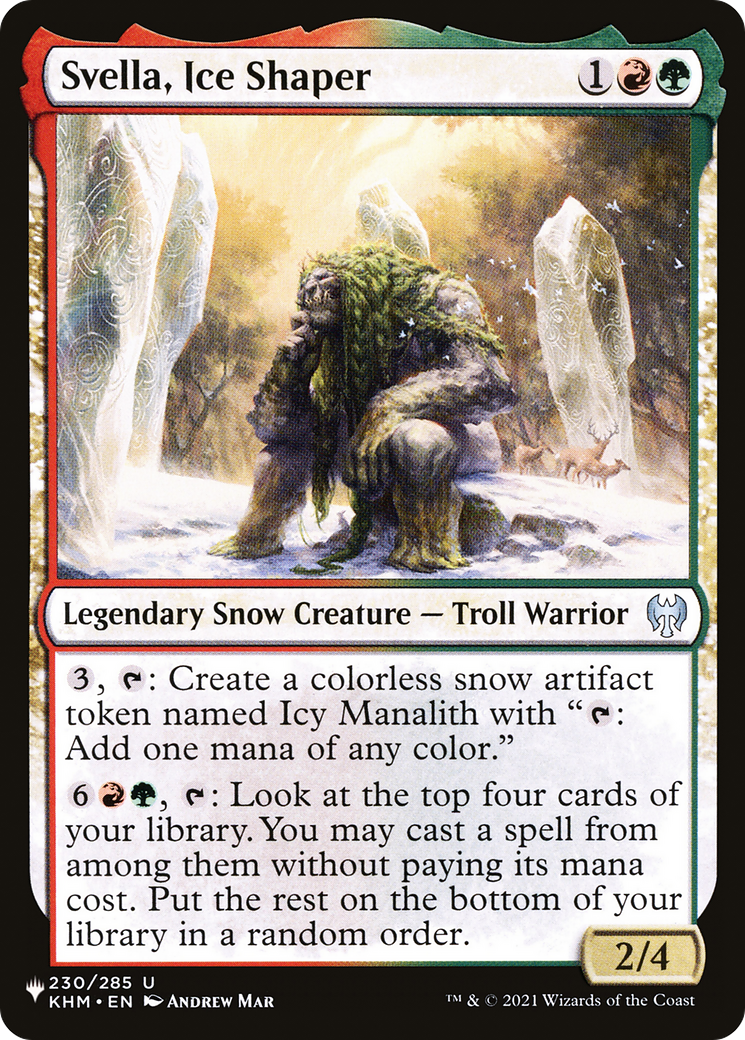 Svella, Ice Shaper (LIST-KHM-230)