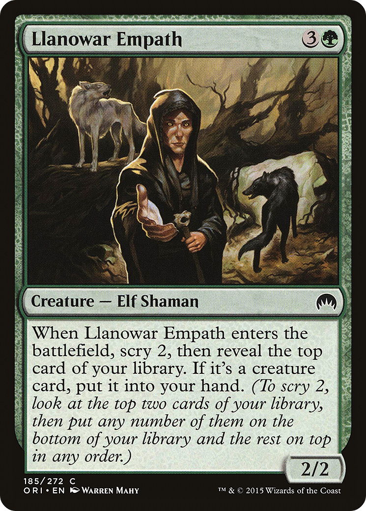 Llanowar Empath (ORI-185) (Foil)