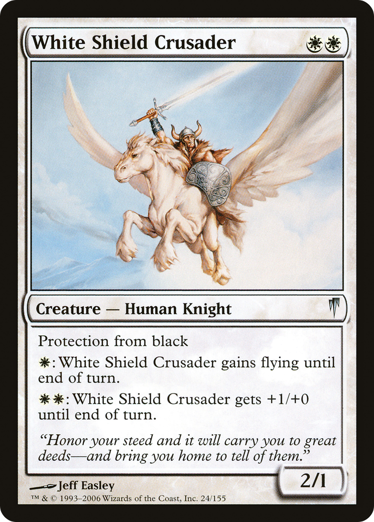 White Shield Crusader (CSP-024) (Foil)