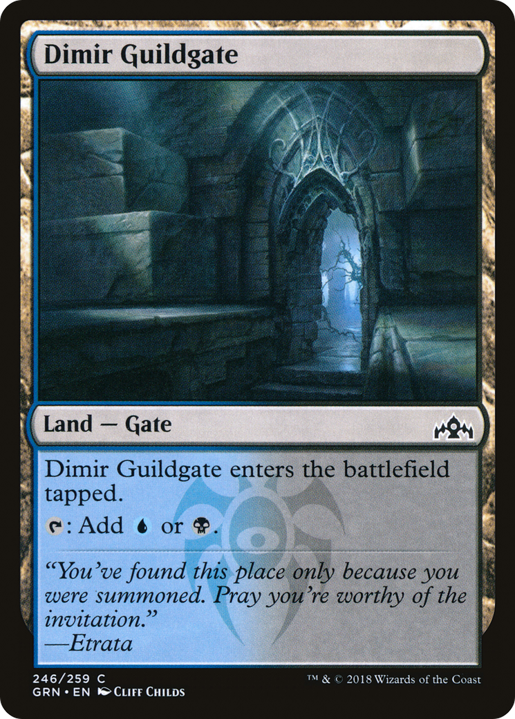 Dimir Guildgate (GRN-246) (Foil)