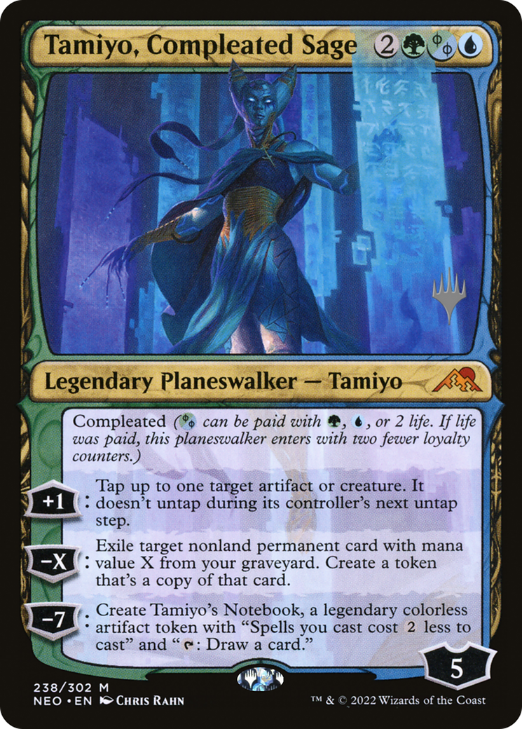 Tamiyo, Compleated Sage (PPNEO-238P) (Foil)