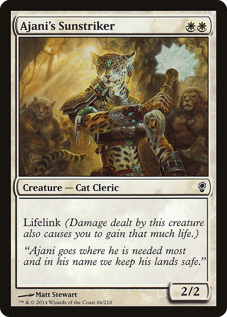 Ajani's Sunstriker (CNS-066) (Foil)