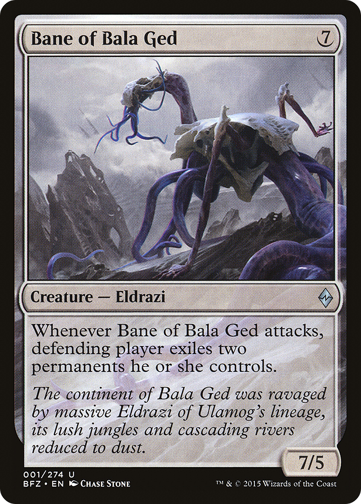 Bane of Bala Ged (BFZ-001) (Foil)