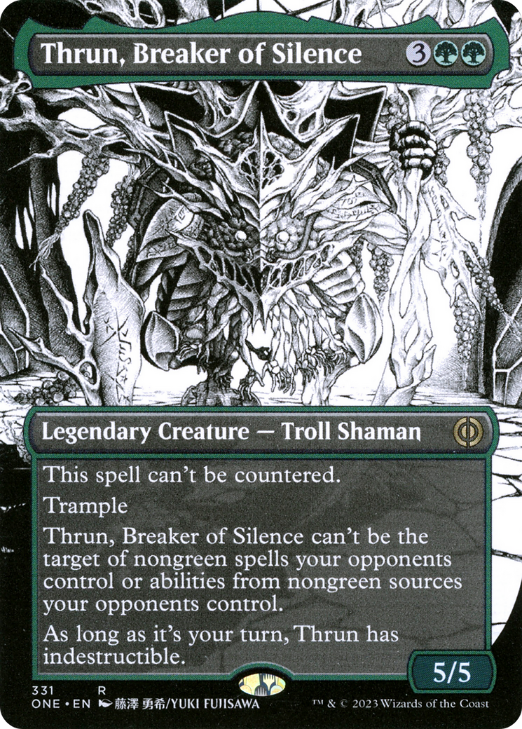 Thrun, Breaker of Silence (ONE-331) (Showcase) (Borderless) (Foil)