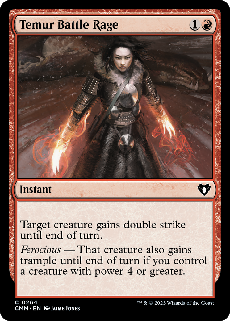 Temur Battle Rage (CMM-264) (Foil)