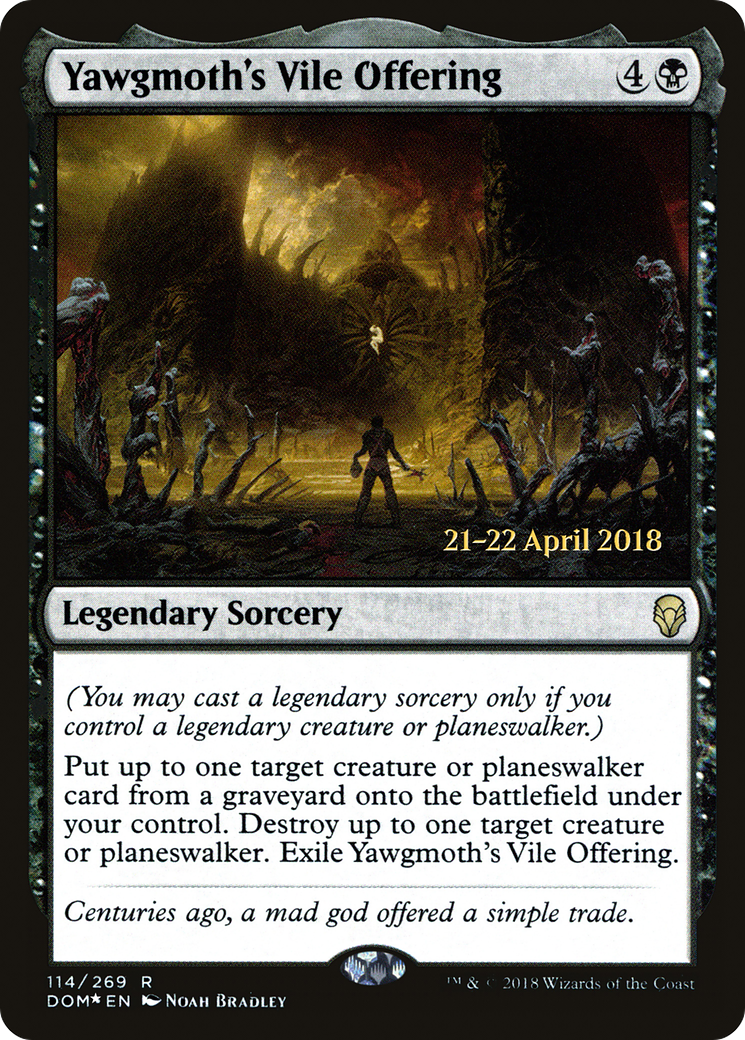Yawgmoth's Vile Offering (PRE-114S) (Foil)