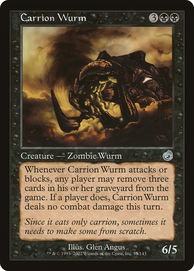 Carrion Wurm (TOR-055) (Foil)