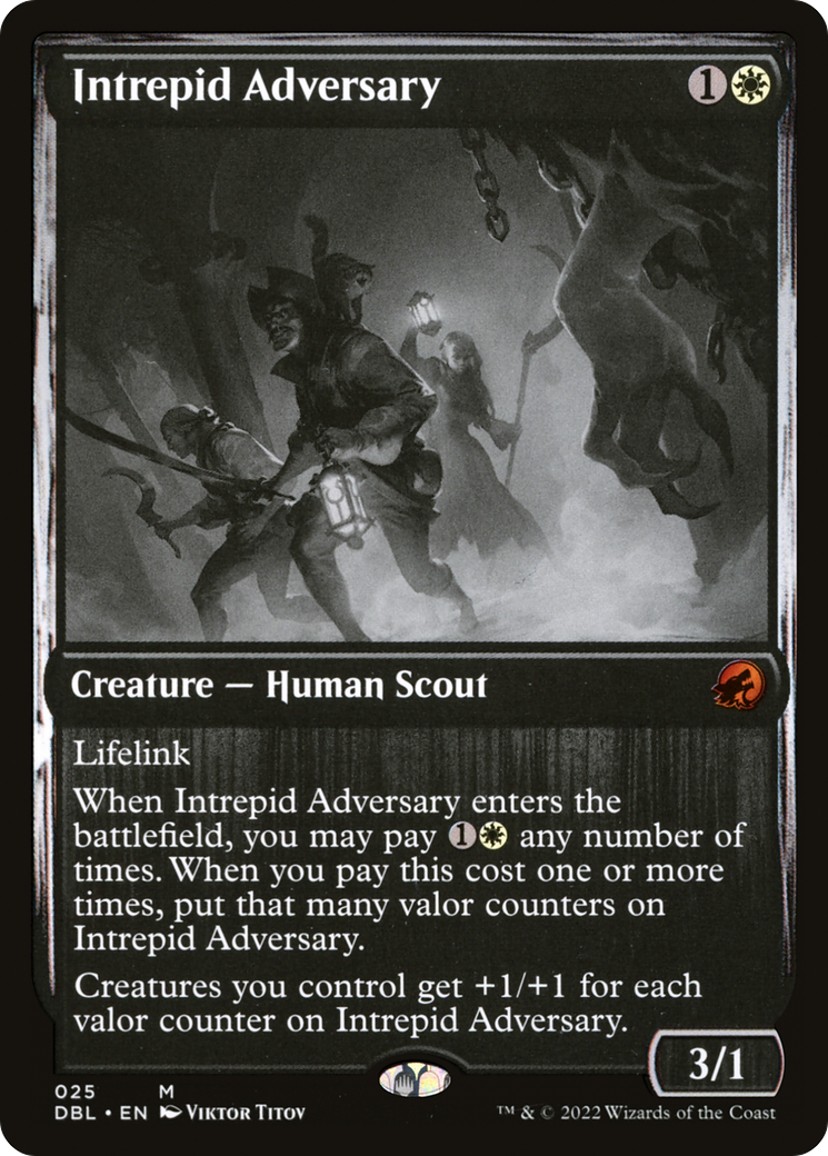 Intrepid Adversary (DBL-025) (Foil)