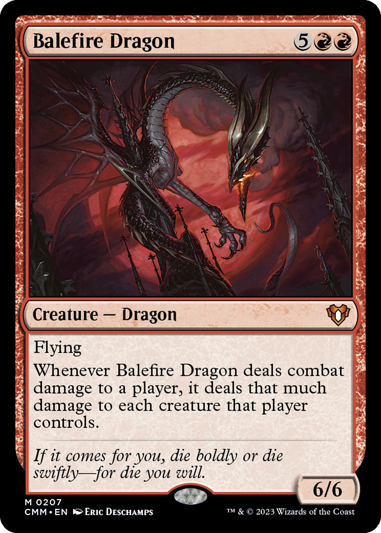 Balefire Dragon (CMM-207) (Foil)