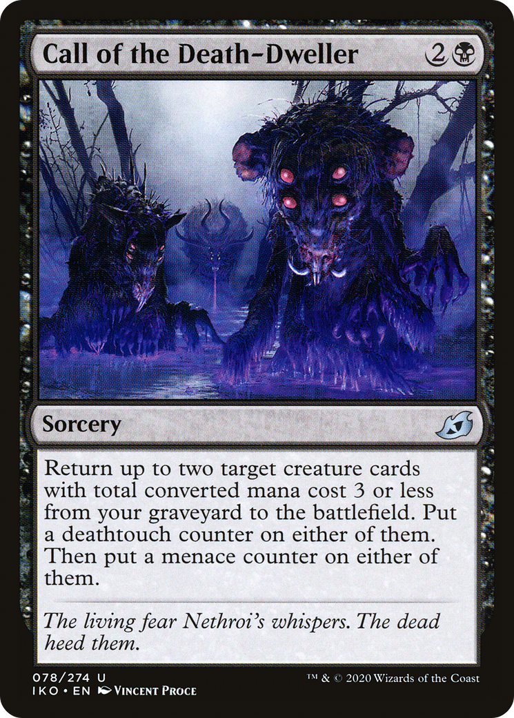 Call of the Death-Dweller (IKO-078) (Foil)