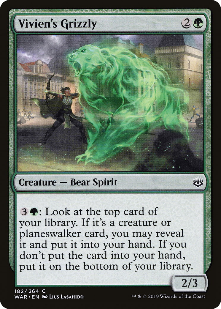 Vivien's Grizzly (WAR-182) (Foil)