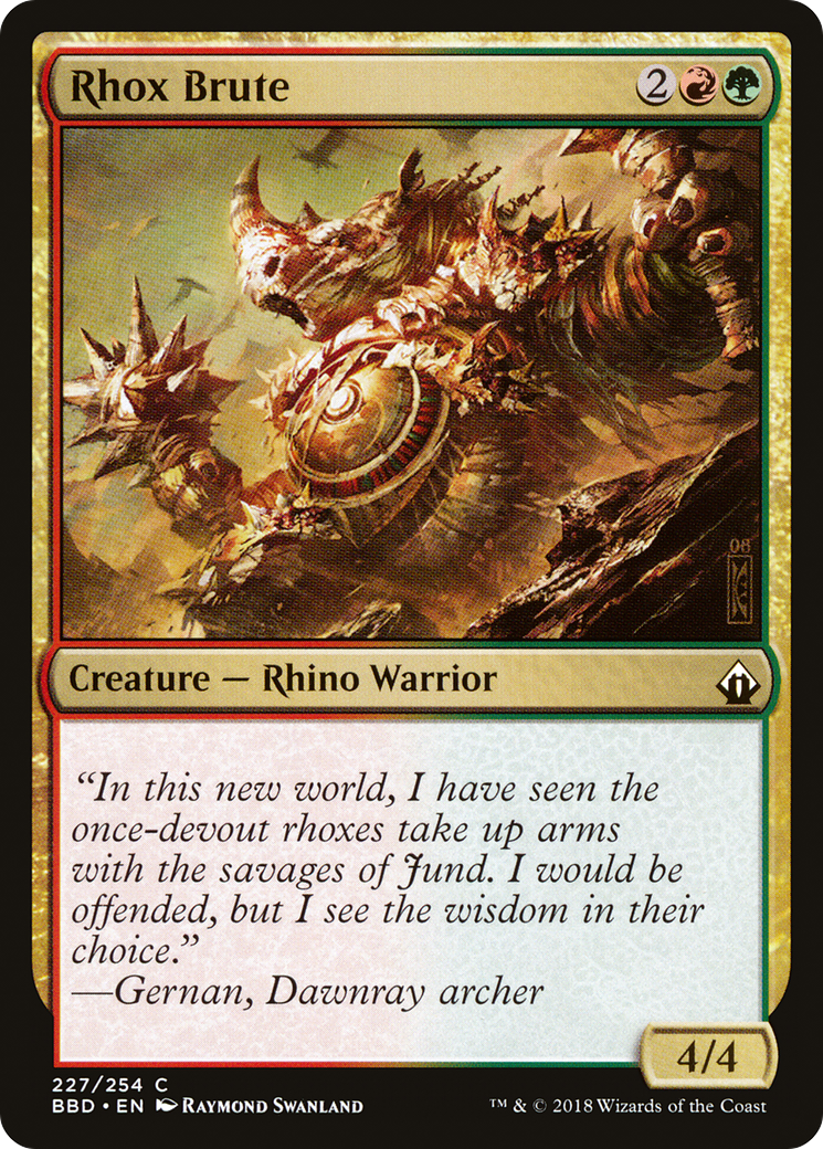 Rhox Brute (BBD-227) (Foil)