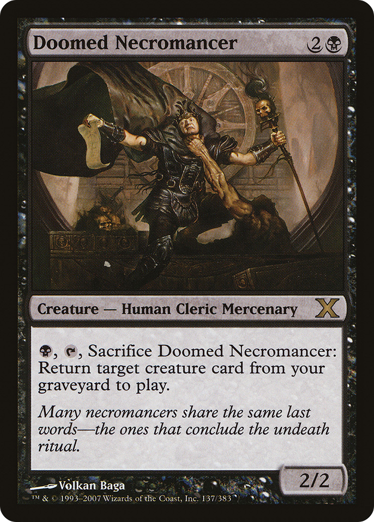 Doomed Necromancer (10E-137) (Foil)