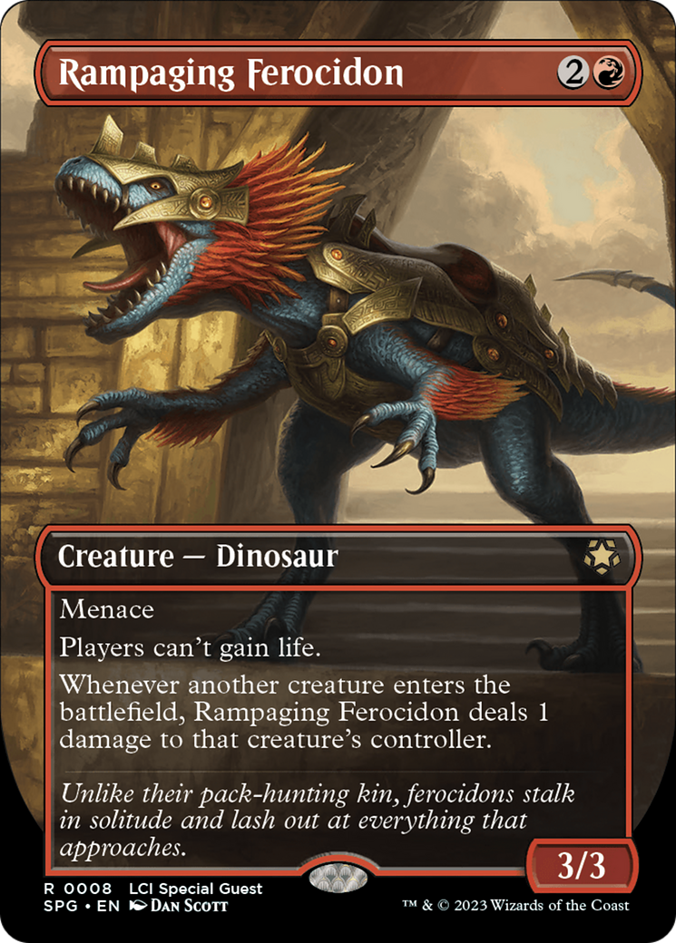 Rampaging Ferocidon (SPG-008) (Borderless) (Foil)