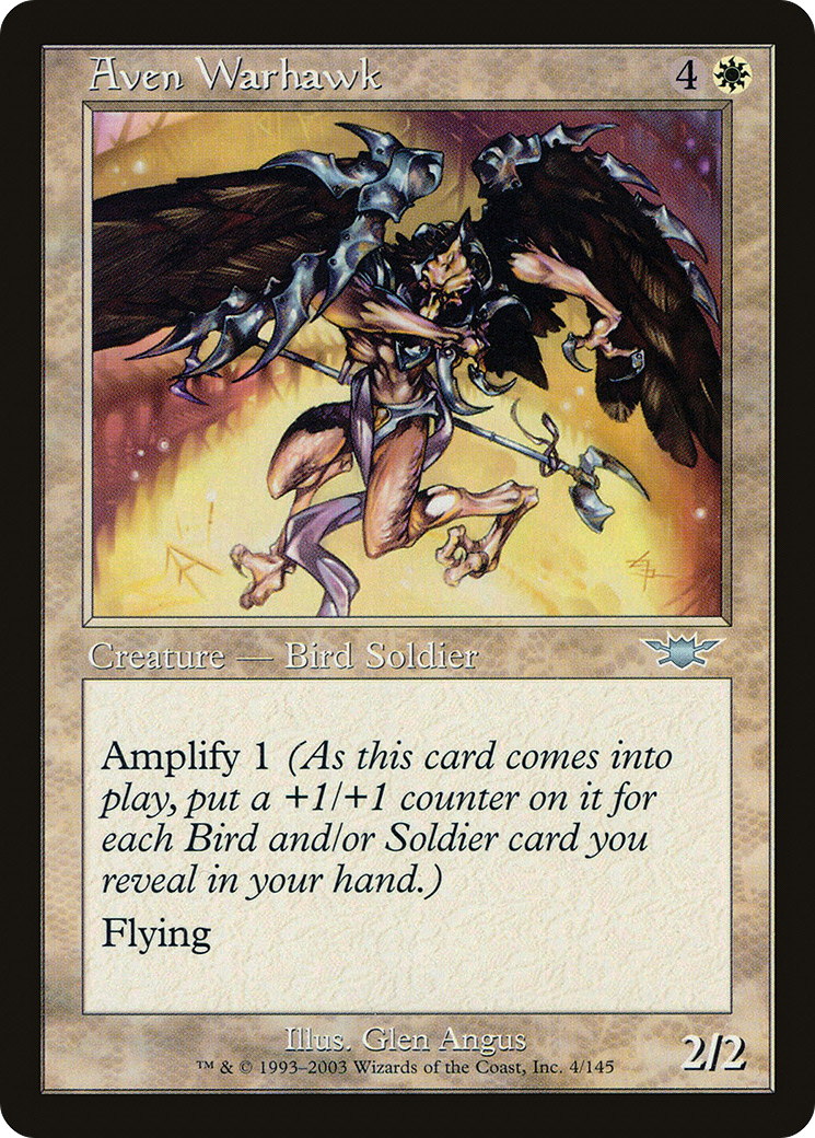 Aven Warhawk (LGN-004) (Foil)