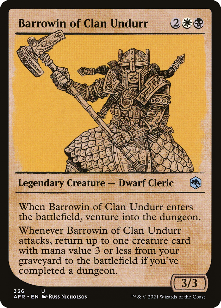 Barrowin of Clan Undurr (AFR-336) (Showcase) (Foil)