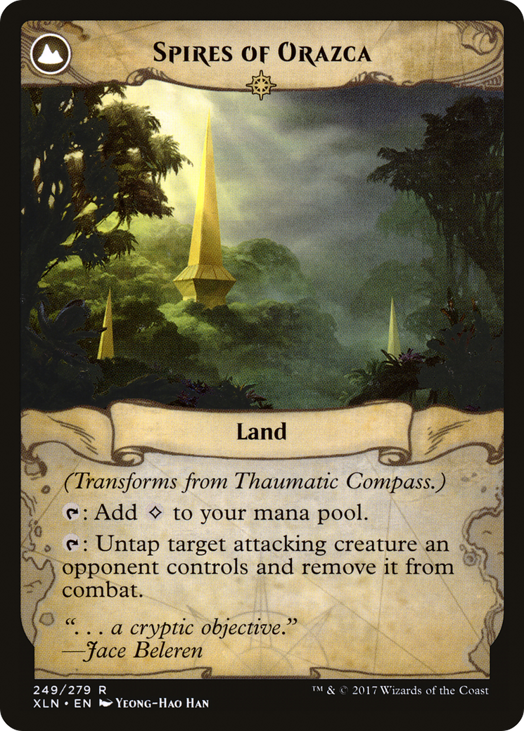 Thaumatic Compass // Spires of Orazca (XLN-249) (Foil)