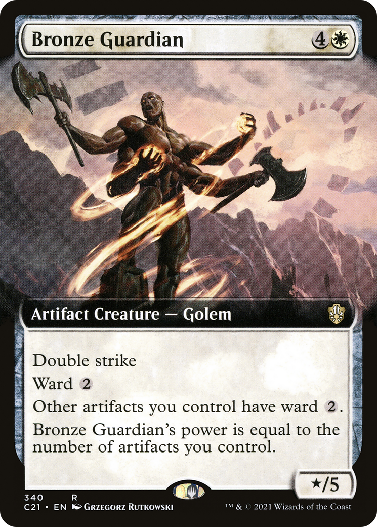 Bronze Guardian (C21-340) (Extended Art)