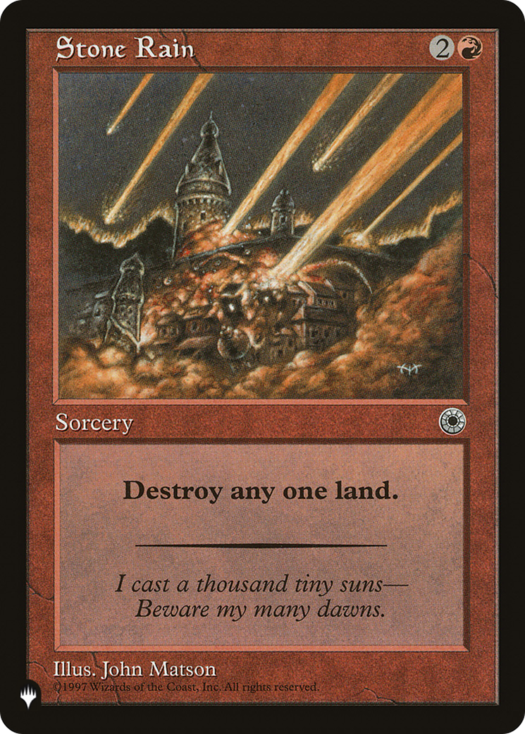 Stone Rain (LIST-POR-151)