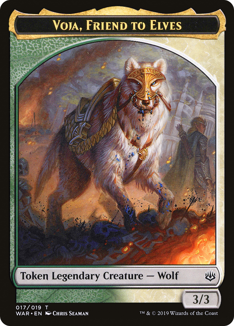 Voja, Friend to Elves Token (WAR-017)