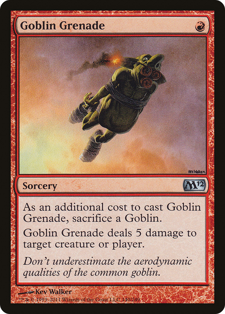 Goblin Grenade (M12-140) (Foil)