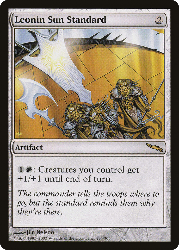 Leonin Sun Standard (MRD-194) (Foil)