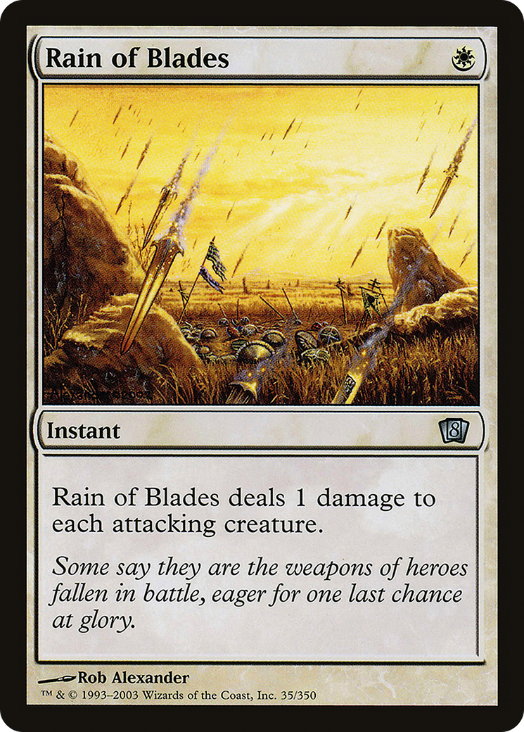 Rain of Blades (8ED-035) (Foil)