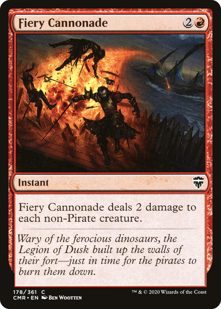 Fiery Cannonade (CMR-178) (Foil)