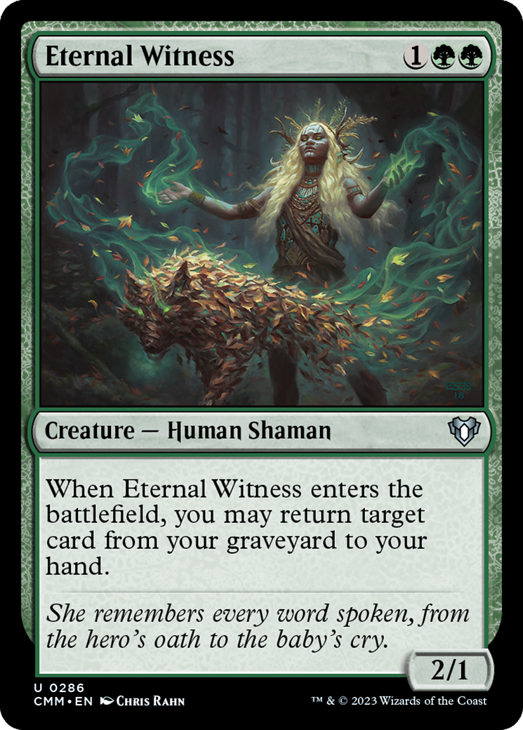 Eternal Witness (CMM-286) (Foil)