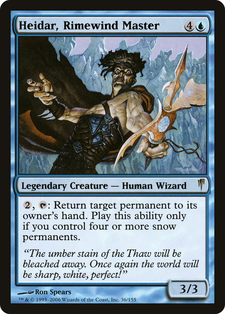 Heidar, Rimewind Master (CSP-036) (Foil)