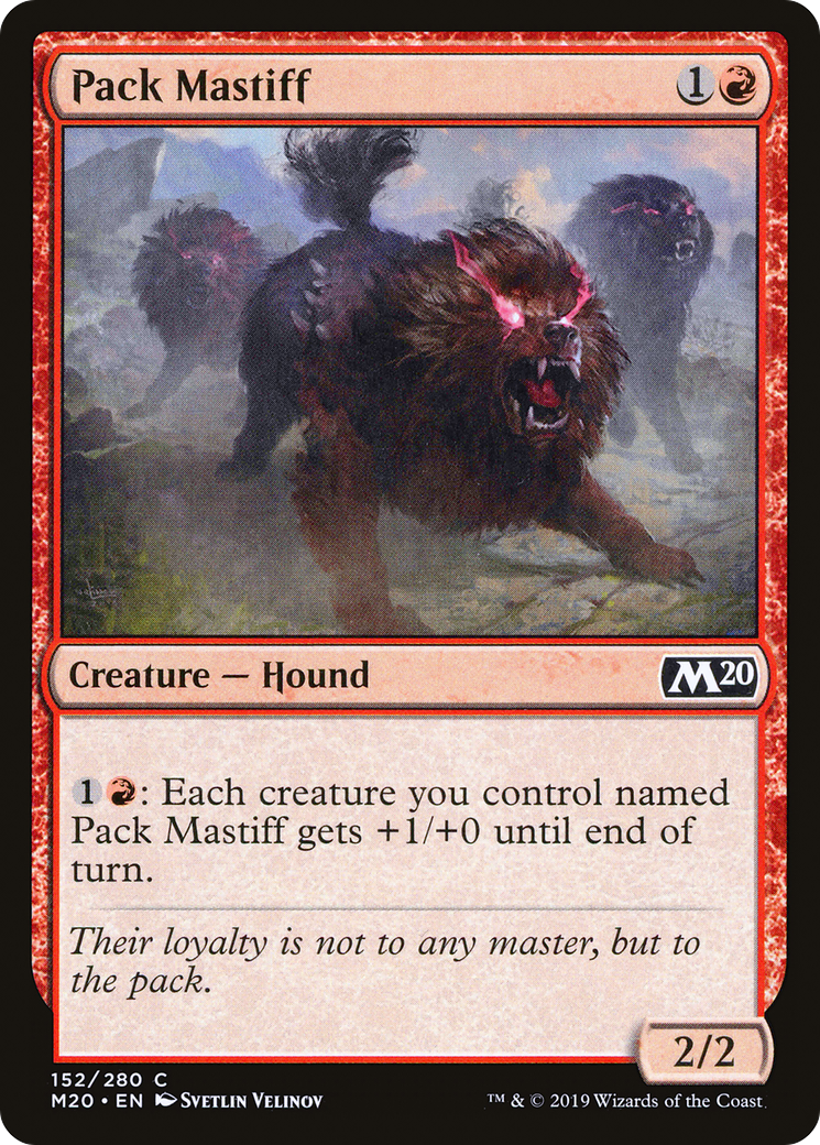 Pack Mastiff (M20-152) (Foil)