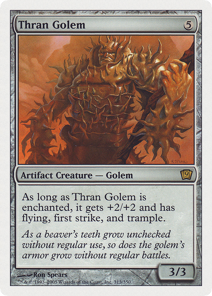 Thran Golem (9ED-313★) (Foil)