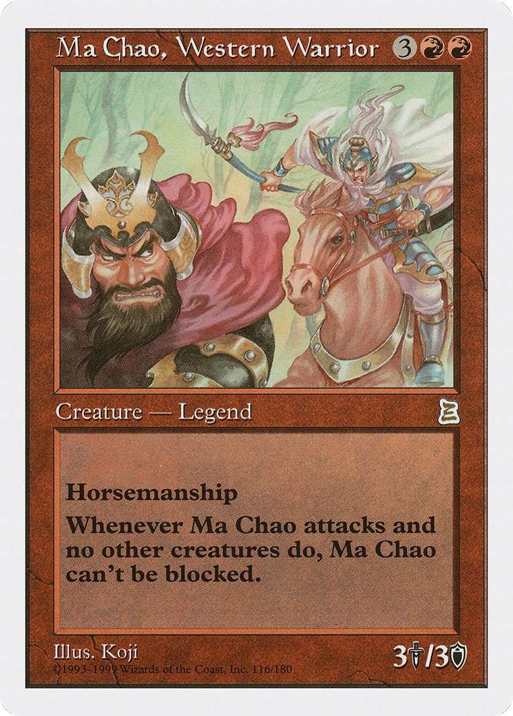 Ma Chao, Western Warrior (PTK-116)