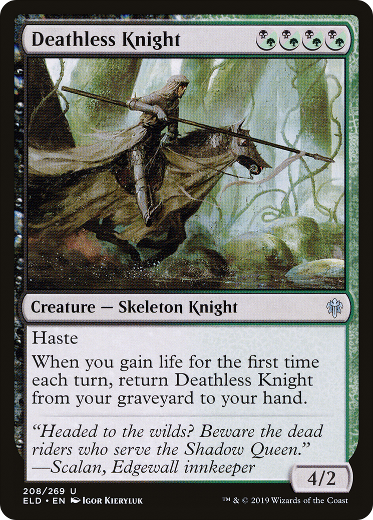 Deathless Knight (ELD-208) (Foil)