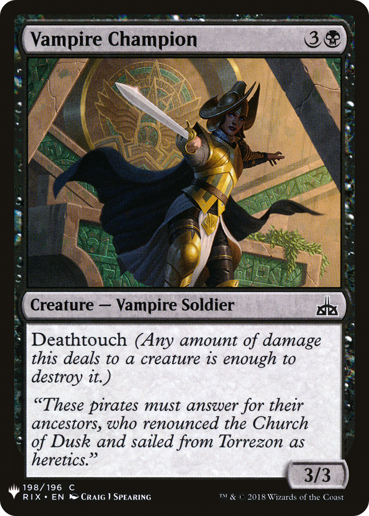 Vampire Champion (LIST-RIX-198)