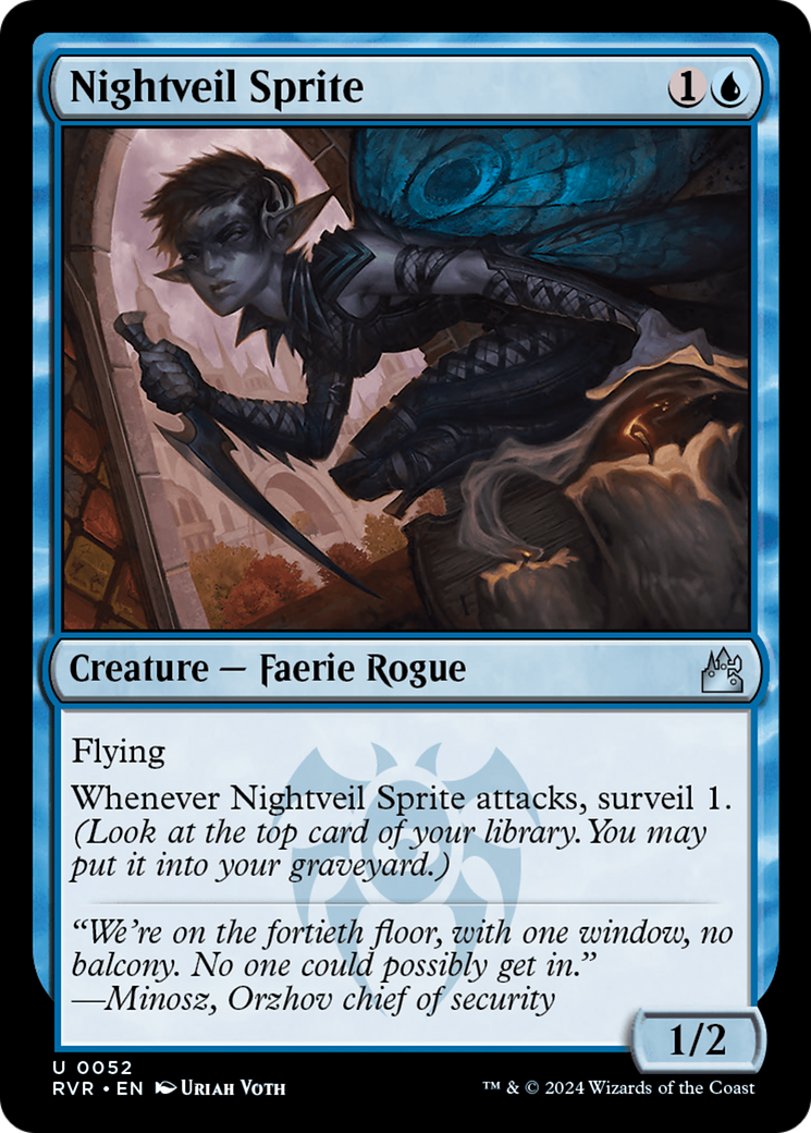 Nightveil Sprite (RVR-052) (Foil)