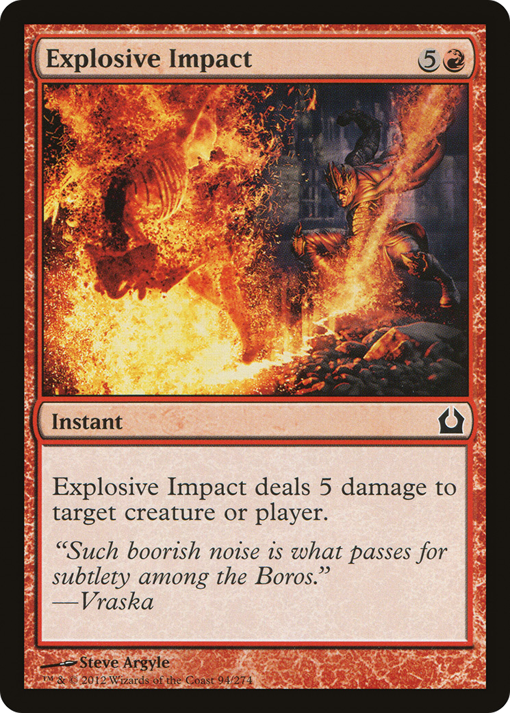 Explosive Impact (RTR-094) (Foil)