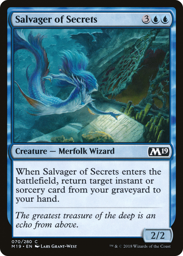 Salvager of Secrets (M19-070) (Foil)