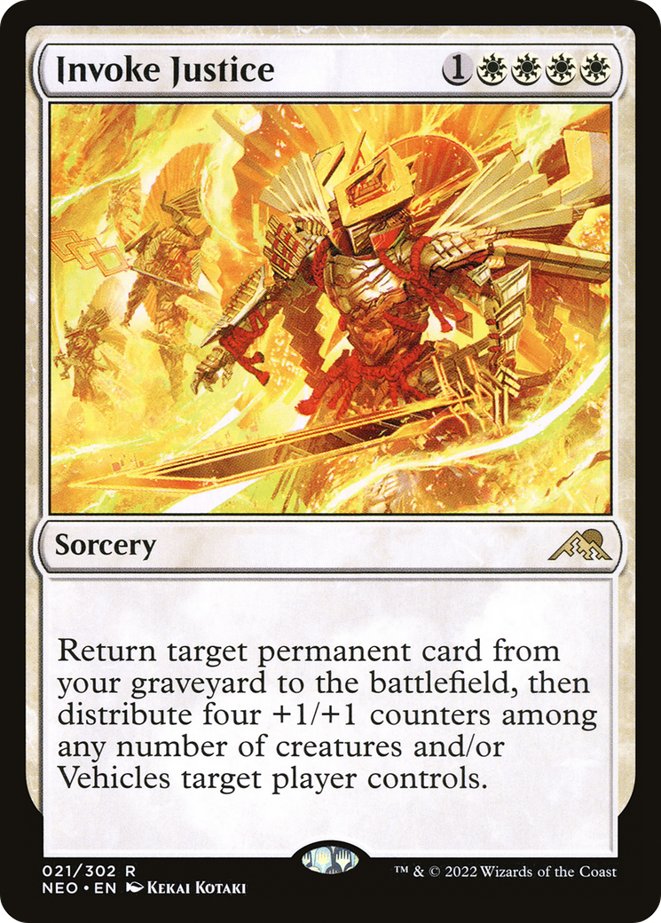 Invoke Justice (NEO-021) (Foil)