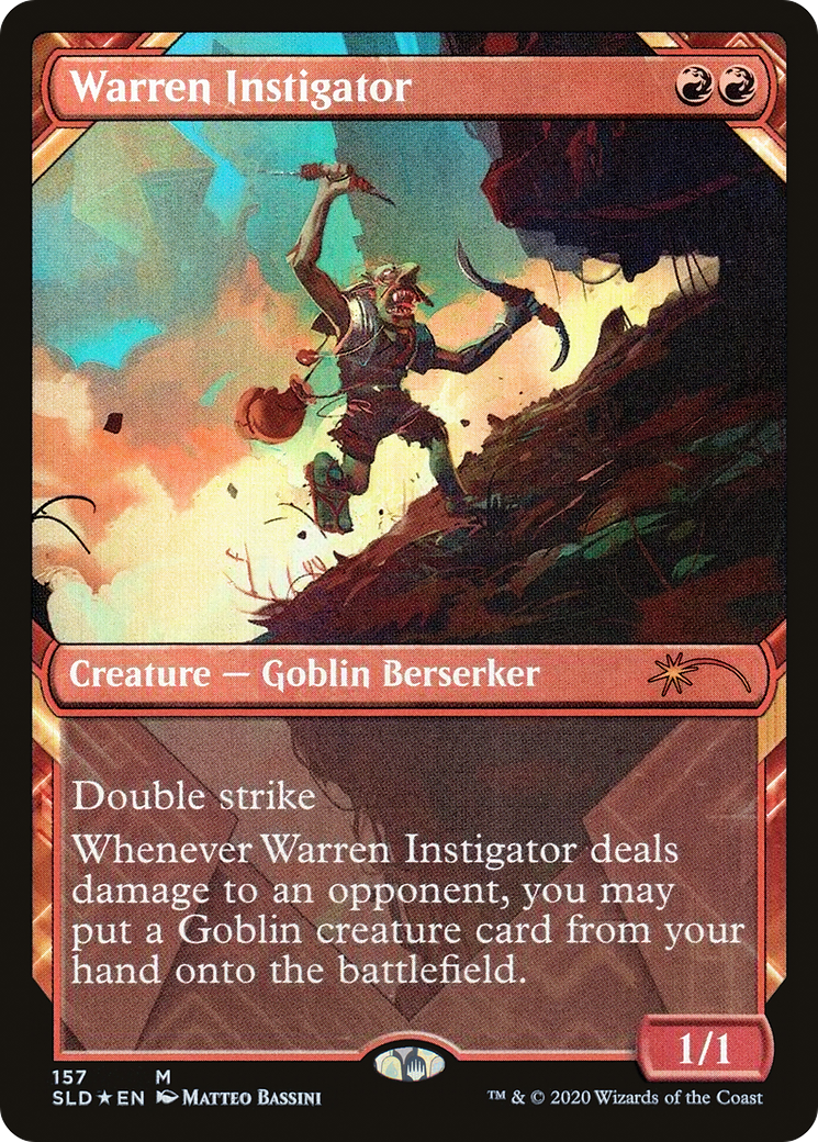 Warren Instigator (SLD-157) (Showcase) (Foil)