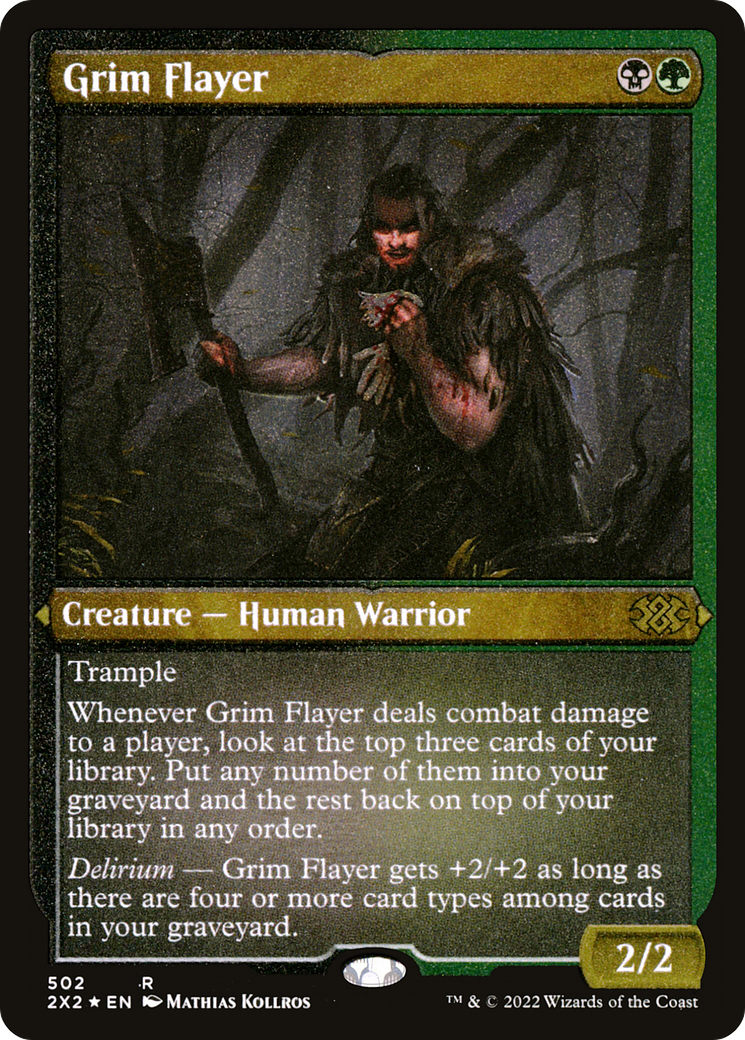 Grim Flayer (2X2-502) (Etched Foil)