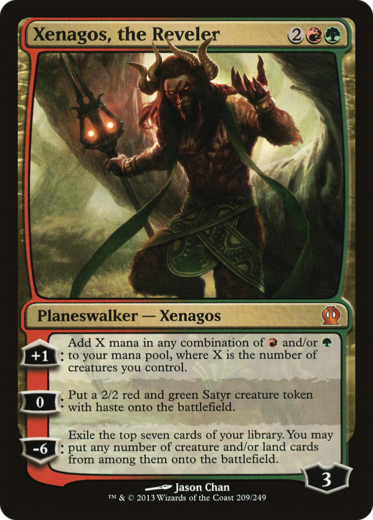Xenagos, the Reveler (THS-209) (Foil)