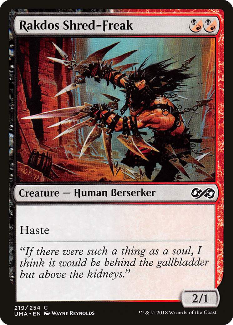 Rakdos Shred-Freak (UMA-219) (Foil)