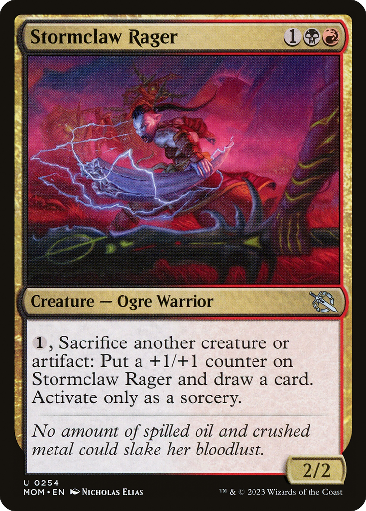 Stormclaw Rager (MOM-254) (Foil)
